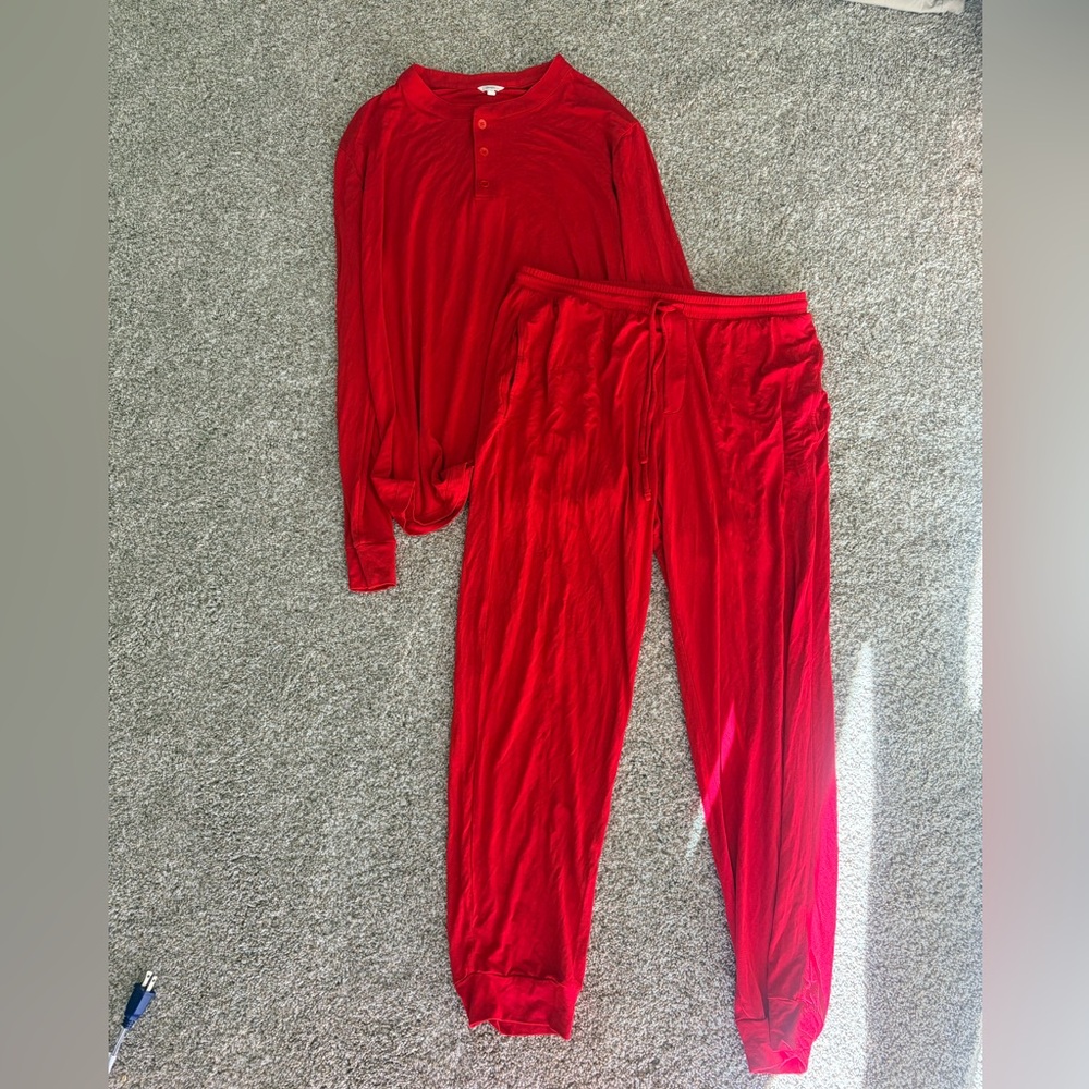 Eberjey Vibrant Red pj set